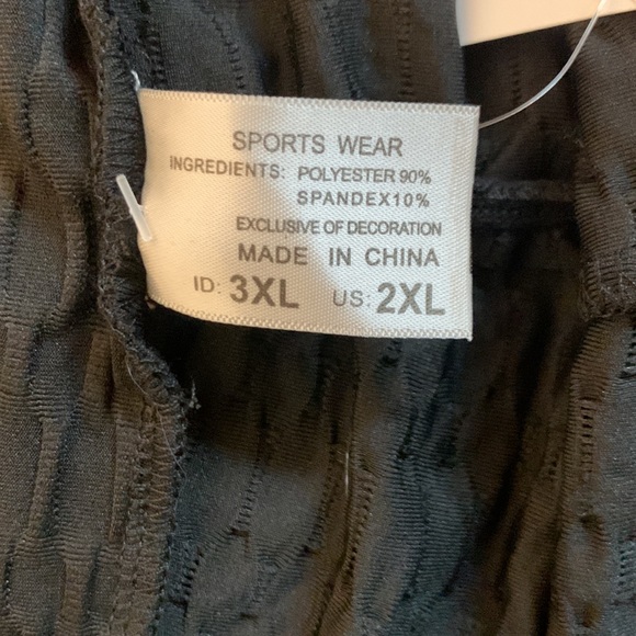 Butt Scrunch Textured Leggings Size 2X NWT - Picture 3 of 6